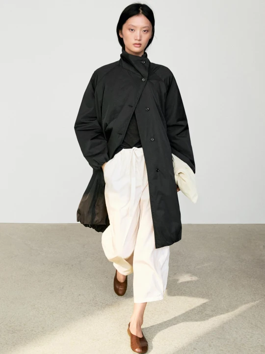 Zdjęcie produktu Pikowana Kurtka Z Golfem - Czarny - Massimo Dutti - Female