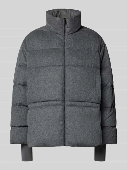 Zdjęcie produktu Pikowana kurtka ze stójką Model 'Vajomi cozy' Someday Jasnoszary melanż