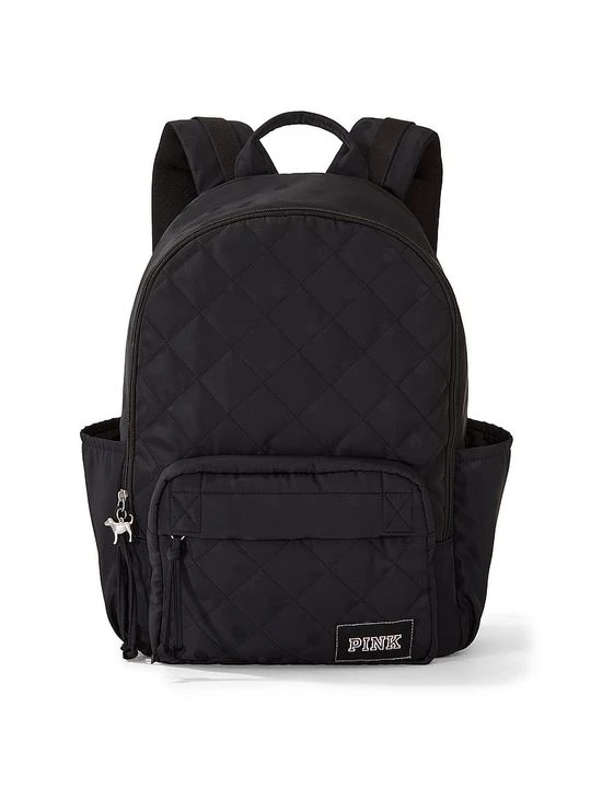 Zdjęcie produktu PINK Pikowany plecak puffer Victoria's Secret Czarny