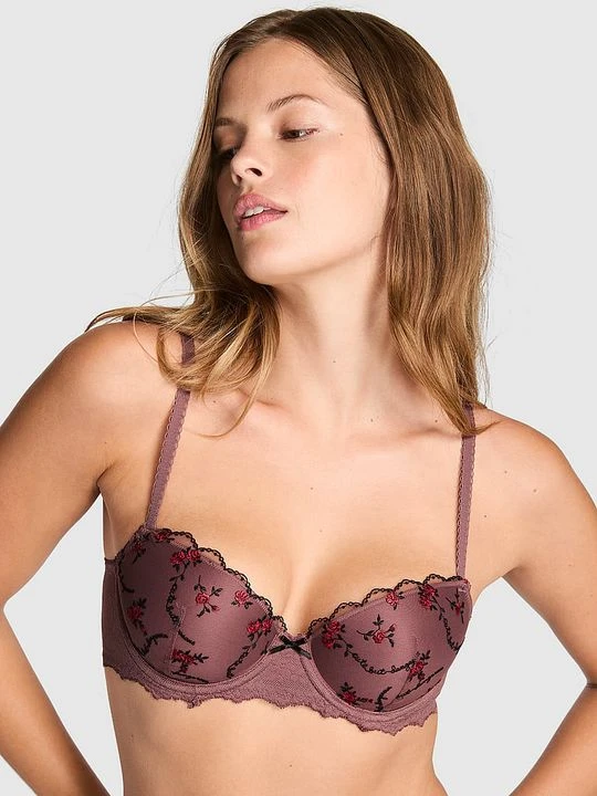 Zdjęcie produktu PINK Biustonosz balkonetka PINK Wink z lekkim usztywnieniem Victoria's Secret