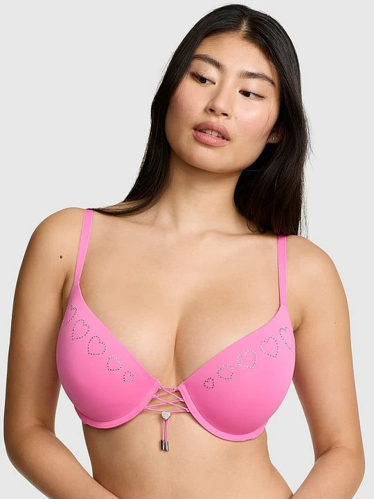 Zdjęcie produktu PINK Biustonosz push-up z regulowanym efektem uniesienia Wear Everywhere™ Victoria's Secret