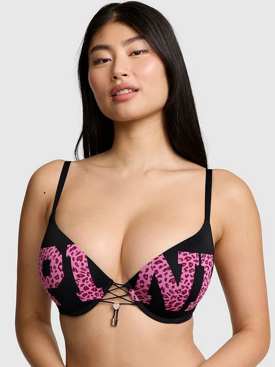 Zdjęcie produktu PINK Biustonosz push-up z regulowanym efektem uniesienia Wear Everywhere™ Victoria's Secret