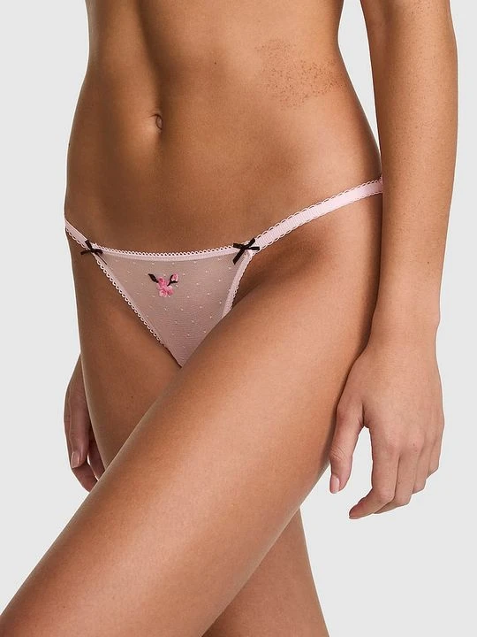 Zdjęcie produktu PINK Figi bikini na cienkich paseczkach PINK Wink Victoria's Secret