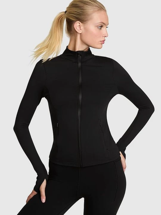 Zdjęcie produktu PINK Kurtka PINK Relay zapinana na całej długości Victoria's Secret Czarny