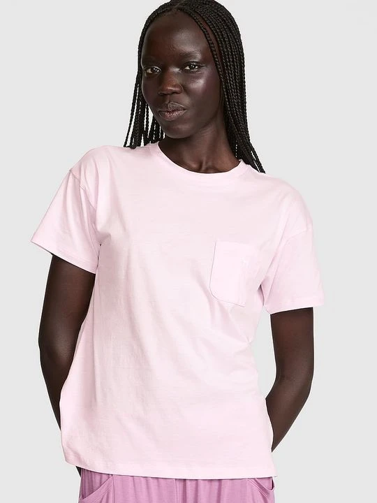 Zdjęcie produktu PINK Lekka dżersejowa koszulka z kieszonką Light As Air Victoria's Secret
