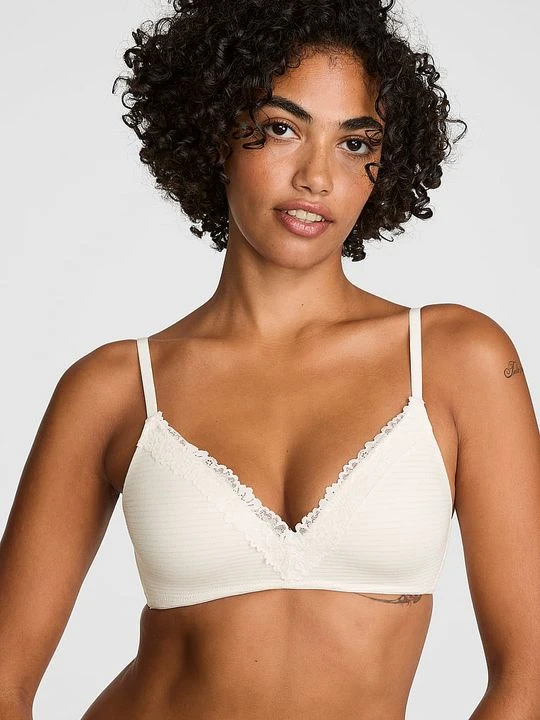 Zdjęcie produktu PINK Lekko usztywniany biustonosz bez fiszbin Wear Everywhere™ Victoria's Secret Szary