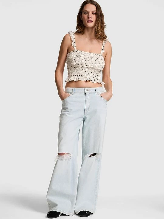Zdjęcie produktu PINK Marszczony top Flirty Fit Victoria's Secret