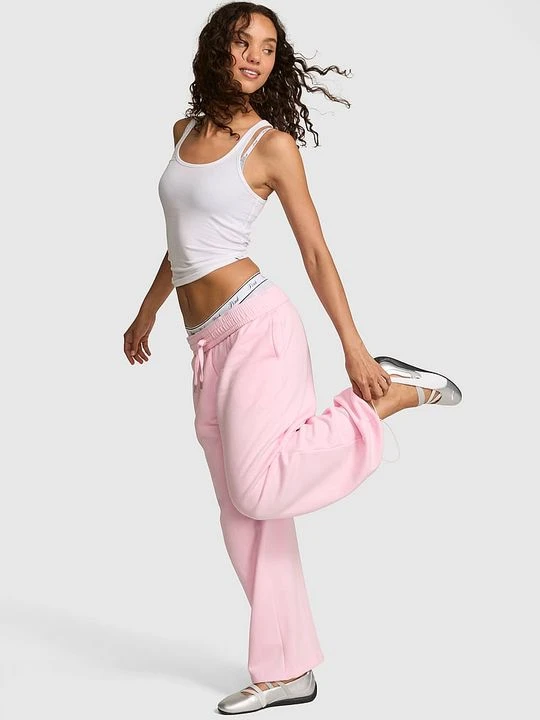 Zdjęcie produktu PINK Spodnie dresowe Campus Fleece z regulowanym ściągaczem Victoria's Secret