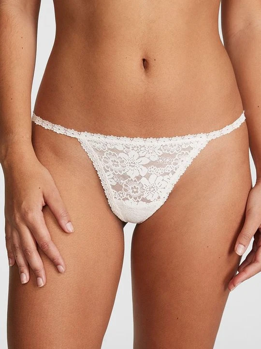 Zdjęcie produktu PINK Stringi Wink Victoria's Secret Biały