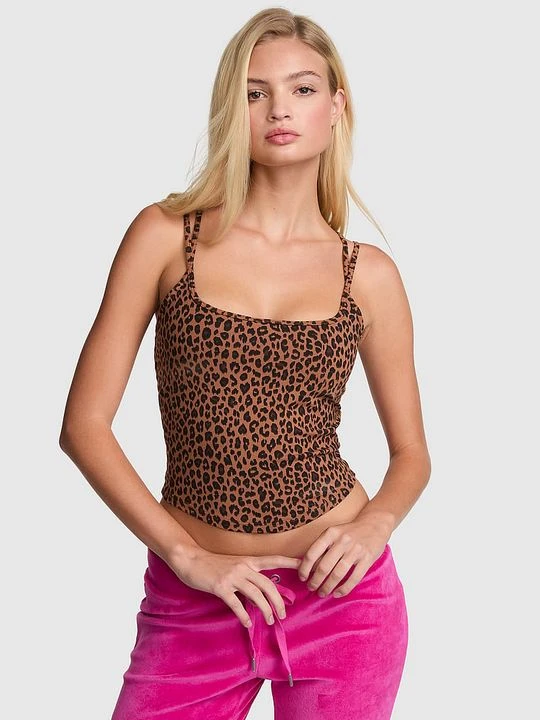 Zdjęcie produktu PINK Top All-Day Cotton na cienkich ramiączkach Victoria's Secret