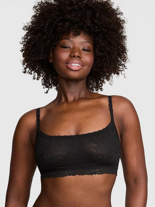 Zdjęcie produktu PINK WINK Braletka bez fiszbin scoop PINK Wink Victoria's Secret Czarny
