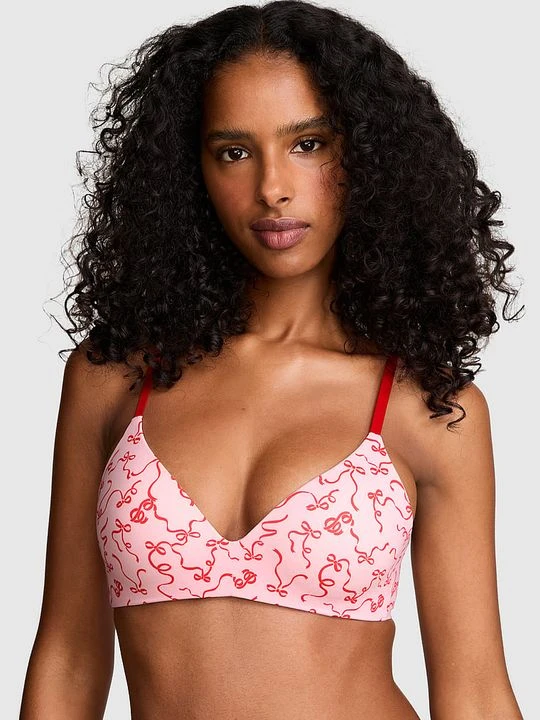 Zdjęcie produktu PINK Wygodny biustonosz push-up bez fiszbin Marshmallow Victoria's Secret