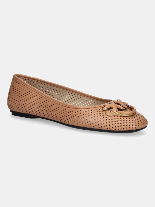Zdjęcie produktu Pinko baleriny skórzane Max 11 brązowy