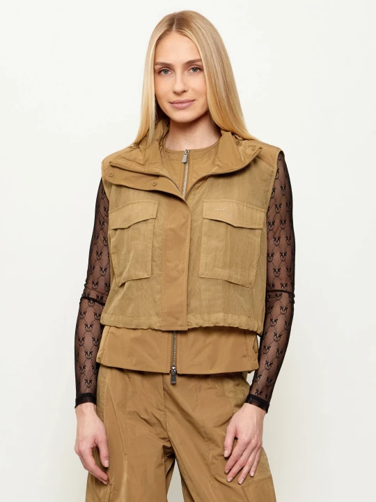 Zdjęcie produktu Pinko Bezrękawnik GERALDINE | Regular Fit camel
