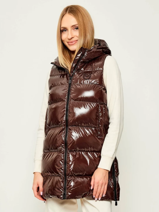 Zdjęcie produktu Pinko Bezrękawnik GRAFFETTA | Regular Fit brązowy