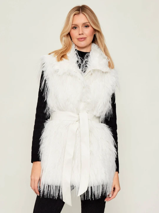 Zdjęcie produktu Pinko Bezrękawnik Neva | Regular Fit biały