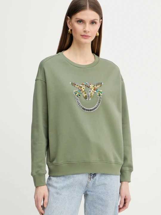 Zdjęcie produktu Pinko bluza bawełniana zielony