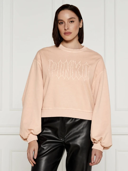 Zdjęcie produktu Pinko Bluza | Cropped Fit brzoskwiniowy