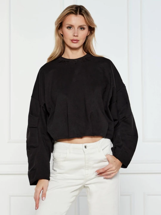 Zdjęcie produktu Pinko Bluza MACEDONIA | Cropped Fit czarny