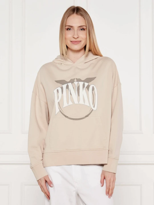 Zdjęcie produktu Pinko Bluza MAKAMBA | Oversize fit beżowy