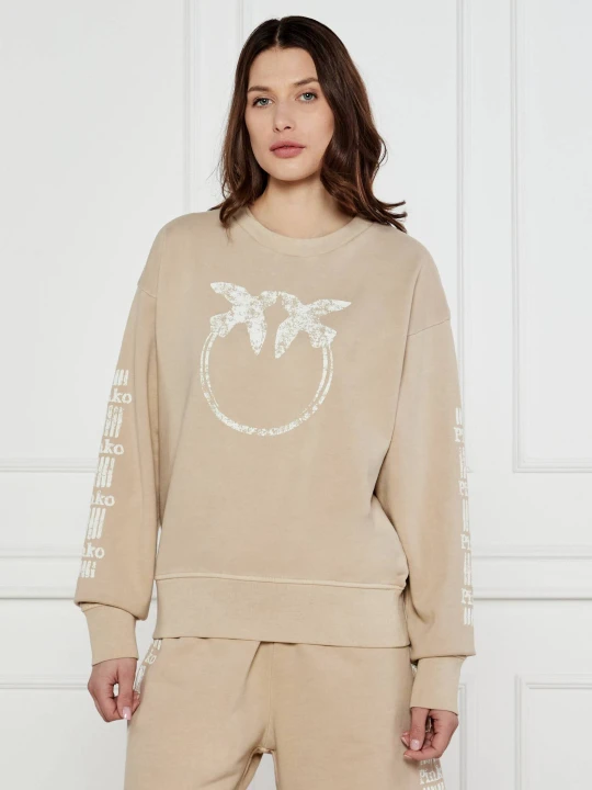 Zdjęcie produktu Pinko Bluza MINDELO | Relaxed fit beżowy