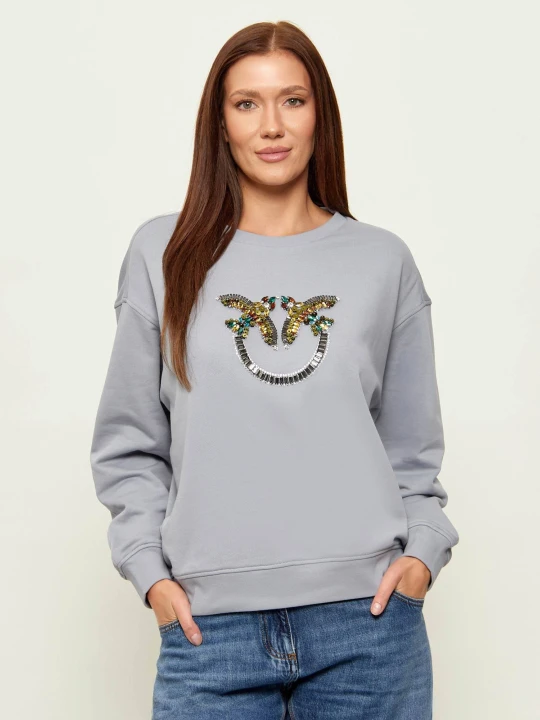 Zdjęcie produktu Pinko Bluza NELLY | Loose fit szary