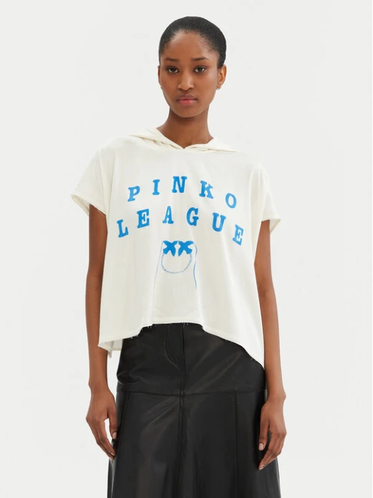 Zdjęcie produktu PINKO Bluzka Belinda 104875 A2HL Écru Regular Fit Kremowy