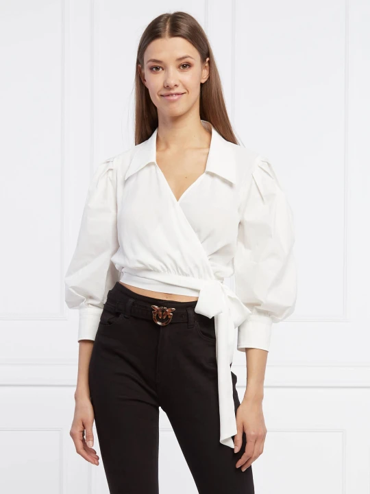 Zdjęcie produktu Pinko Bluzka CROTONE 3 | Cropped Fit biały