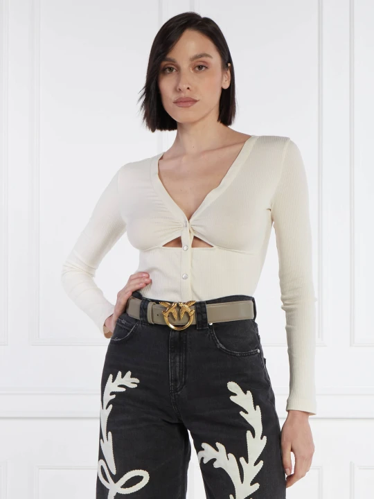 Zdjęcie produktu Pinko Bluzka MILLIONAIRE | Slim Fit ecru