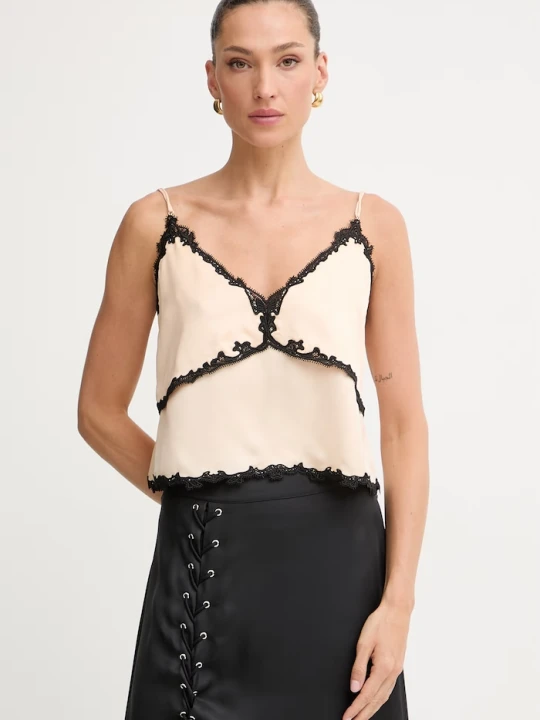 Zdjęcie produktu Pinko bluzka na ramiączkach damska pomarańczowy