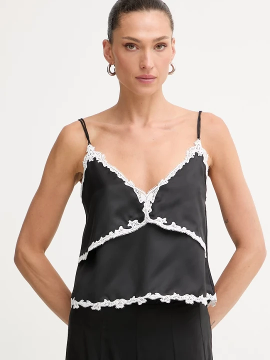 Zdjęcie produktu Pinko bluzka na ramiączkach damska czarny