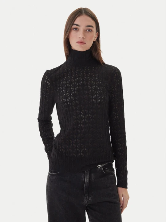 Zdjęcie produktu PINKO Bluzka Rufina 105979 A2YI Czarny Regular Fit