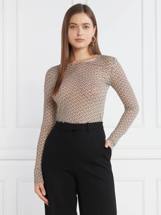 Zdjęcie produktu Pinko Bluzka | Slim Fit beżowy