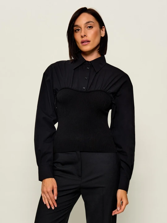 Zdjęcie produktu Pinko Bluzka Suzuki | Slim Fit czarny