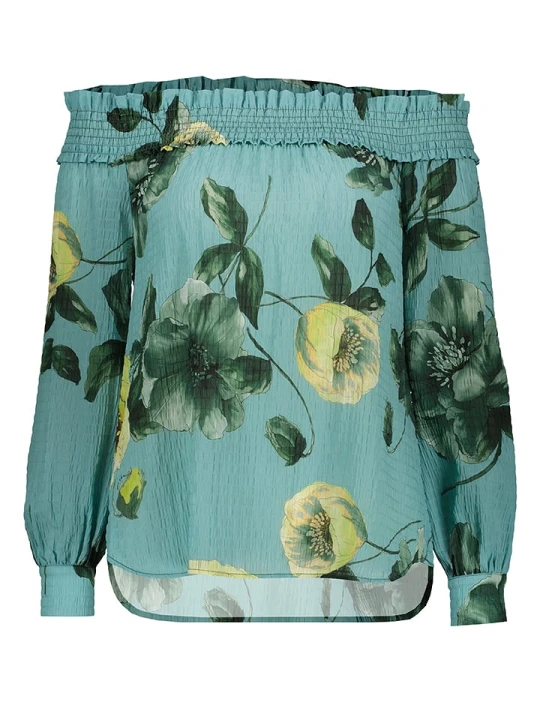 Zdjęcie produktu Pinko Bluzka w kolorze turkusowo-żółtym rozmiar: 34