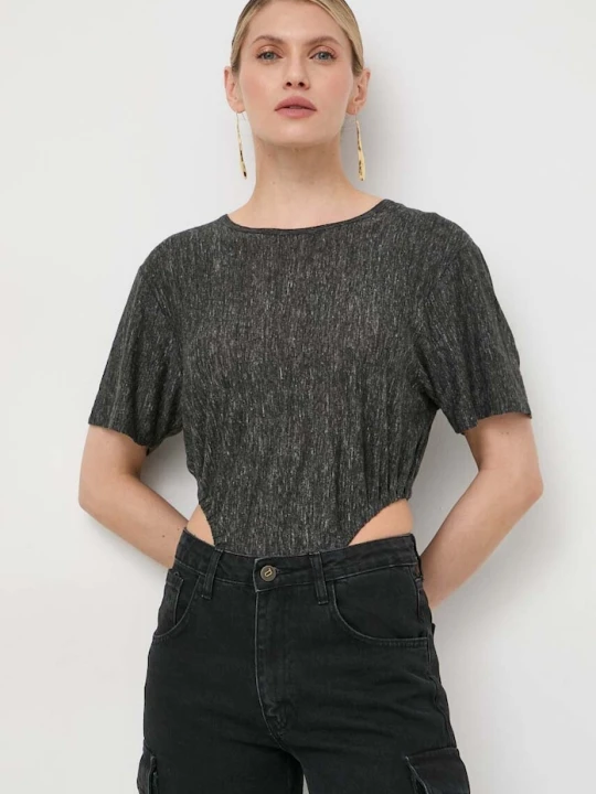Zdjęcie produktu Pinko body lniane szary