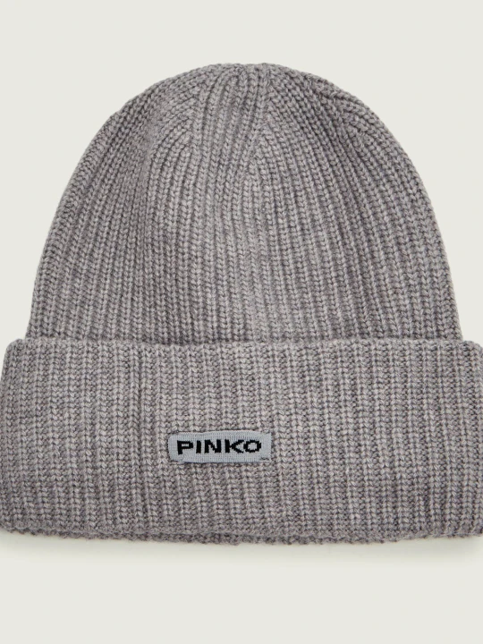 Zdjęcie produktu Pinko Czapka BOSNIA | z dodatkiem wełny i kaszmiru szary
