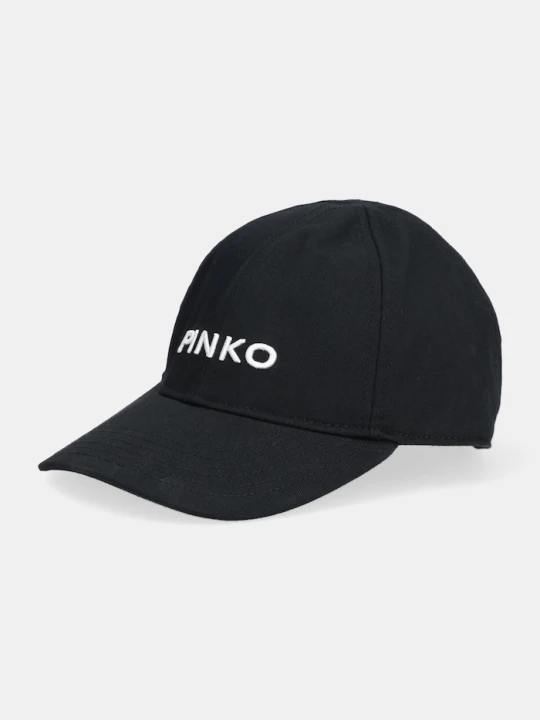 Zdjęcie produktu Pinko czapka z daszkiem bawełniana czarny