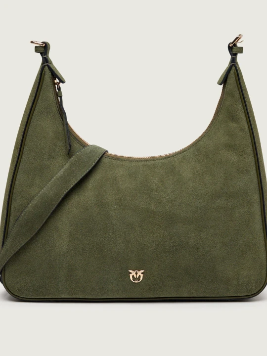 Zdjęcie produktu Pinko Hobo MISS PINKO CLASSIC | zamsz zielony