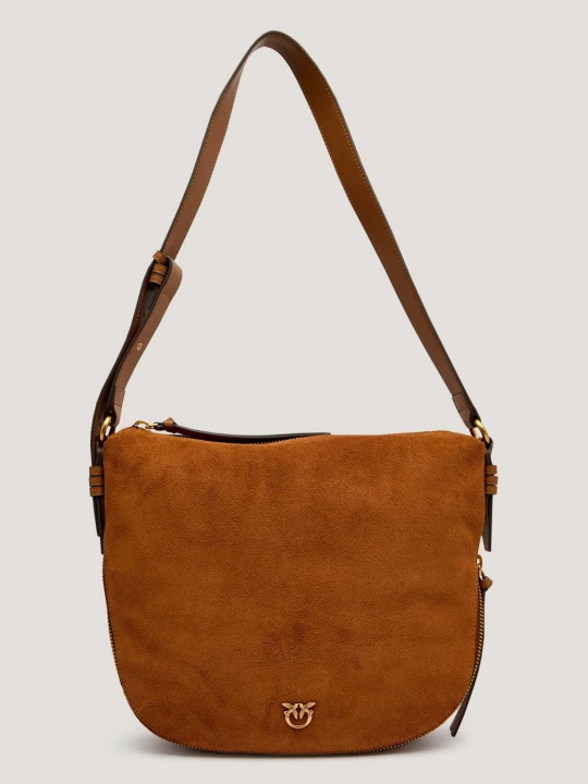 Zdjęcie produktu Pinko Hobo ZIP AROUND CLASSIC | zamsz brązowy