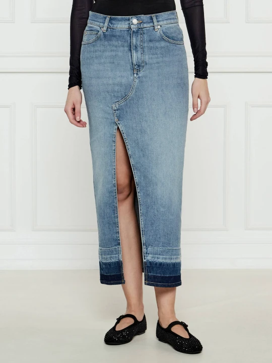 Zdjęcie produktu Pinko Jeansowa spódnica IL CAIRO | low waist niebieski