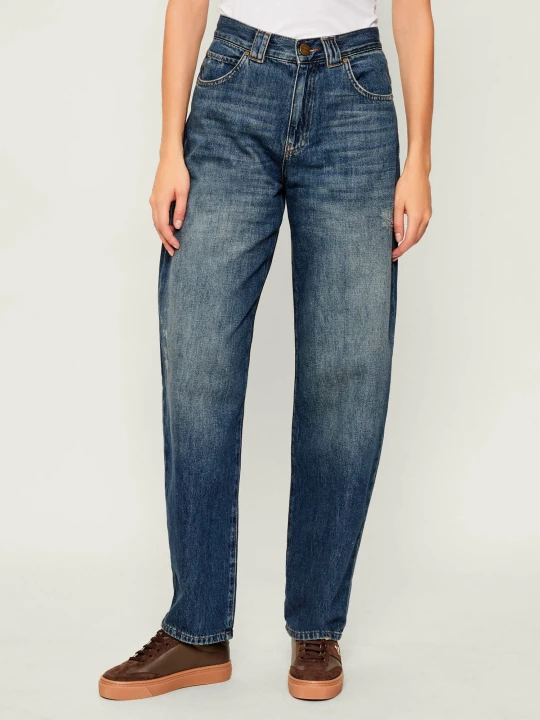 Zdjęcie produktu Pinko Jeansy ELOISE EGG | Tapered fit granatowy