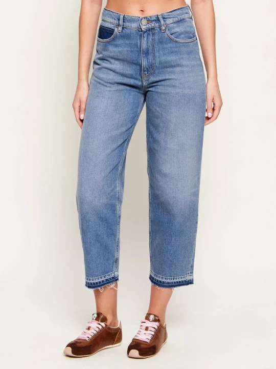 Zdjęcie produktu Pinko Jeansy Estelle | Mom Fit niebieski