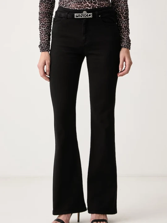 Zdjęcie produktu Pinko jeansy flare damskie czarny