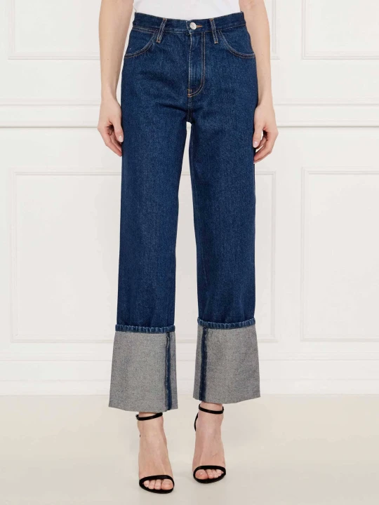 Zdjęcie produktu Pinko Jeansy SHAKA | PINKO X PATRICK MCDOWELL | Straight fit granatowy