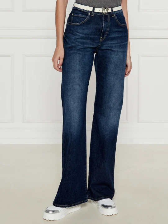 Zdjęcie produktu Pinko Jeansy WANDA | flare fit granatowy