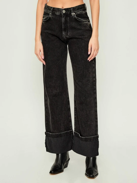 Zdjęcie produktu Pinko Jeansy WANDA | Relaxed fit | high waist czarny