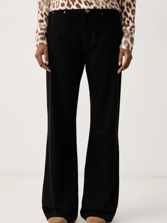 Zdjęcie produktu Pinko jeansy wide leg damskie czarny