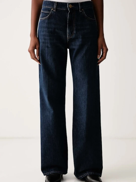 Zdjęcie produktu Pinko jeansy wide leg damskie granatowy