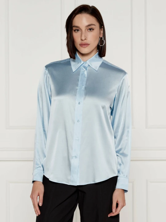 Zdjęcie produktu Pinko Jedwabna koszula | Regular Fit błękitny